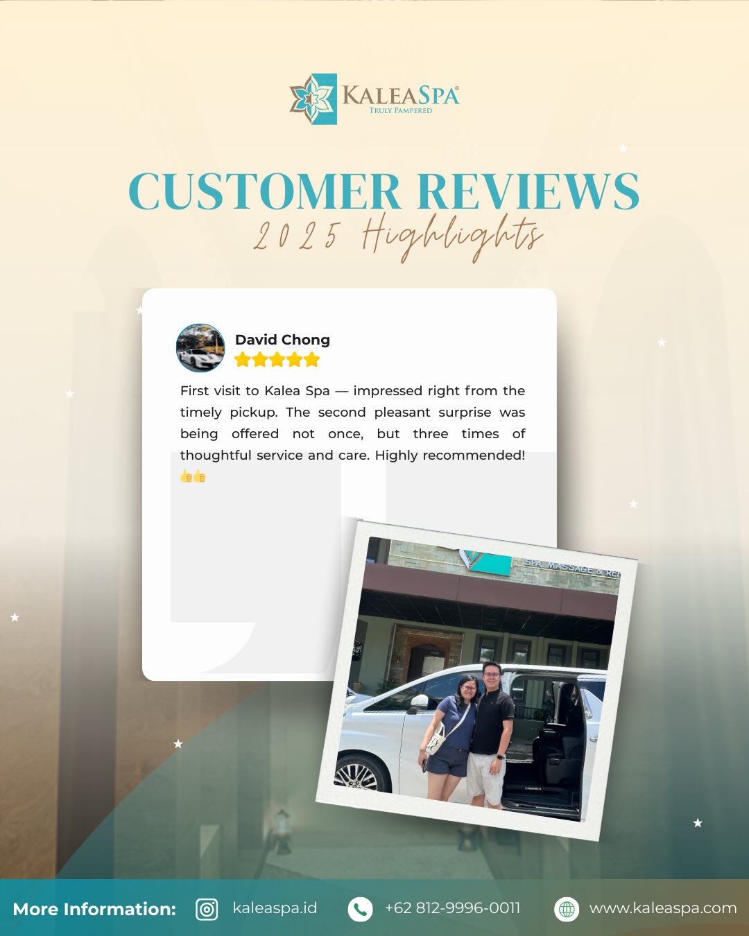 David Chong review at Kalea Spa Batam